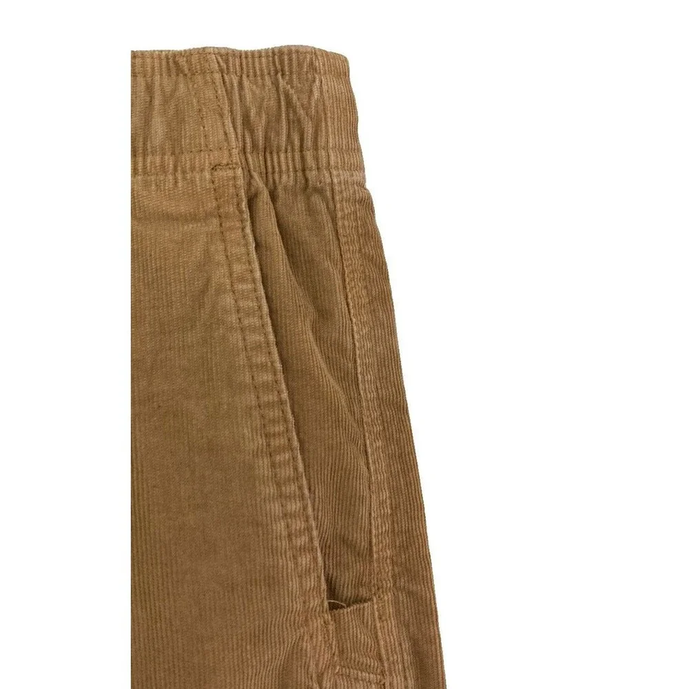 Men's prAna Canyon Camp Short Corduroy Drawstrings Brown Size XL NWT